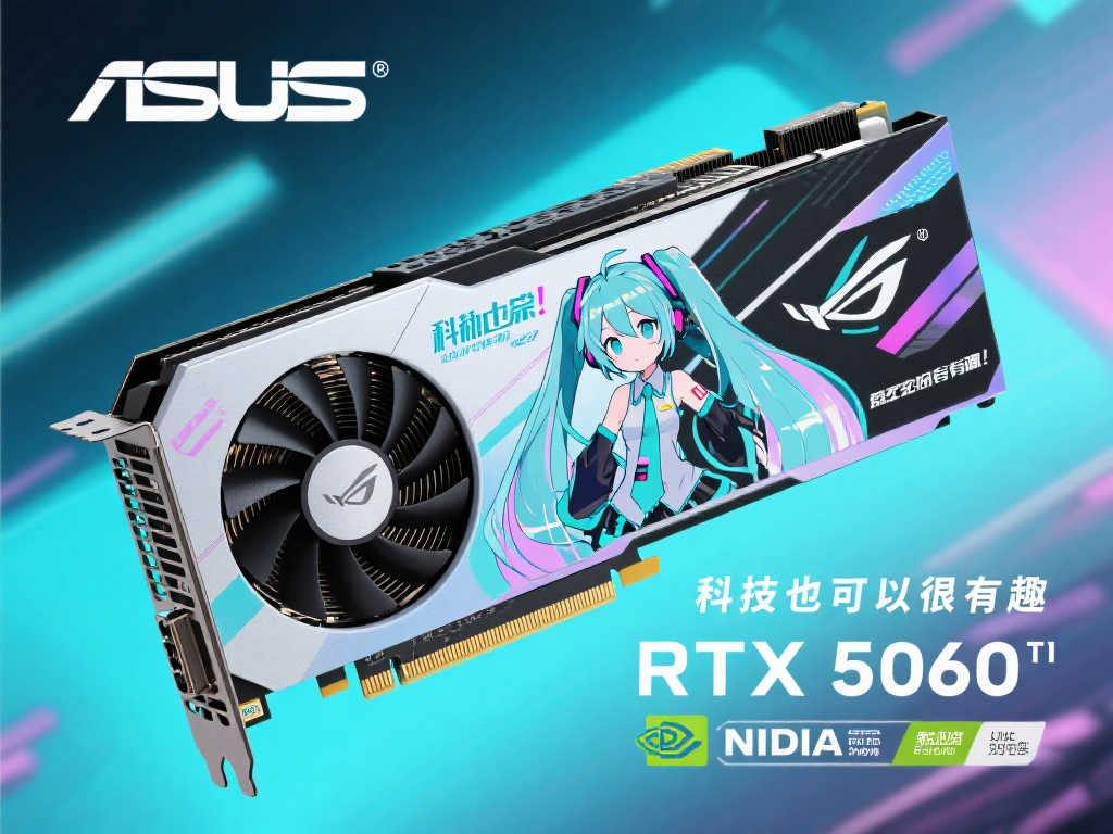 华硕携手初音未来推出联名显卡，RTX 5060 Ti亮点揭秘